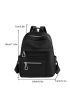 Minimalist Classic Backpack Small Zipper