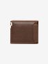 Letter Graphic Small Wallet Bifold Brown