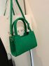 Mini Square Bag Minimalist Green