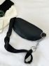 Small Waist Bag Studded Decor