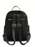 Medium Fashion Backpack Metal Decor