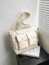 Minimalist Shopper Bag Small Beige