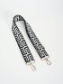 Adjustable Bag Strap Polyester Geometric Pattern