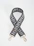 Adjustable Bag Strap Polyester Geometric Pattern