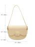 Mini Saddle Bag Yellow Minimalist Flap For Daily