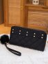 Studded Decor Women's Purse Long Zipper Women's Clutch Bag All-match 2023 New Model