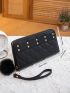 Studded Decor Women's Purse Long Zipper Women's Clutch Bag All-match 2023 New Model