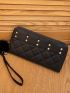 Studded Decor Women's Purse Long Zipper Women's Clutch Bag All-match 2023 New Model