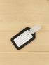 Solid Color Luggage Tag PU With Travel Boarding Passport Case