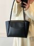 Minimalist Shoulder Tote Bag Double Handle Elegant