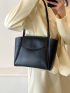 Minimalist Shoulder Tote Bag Double Handle Elegant