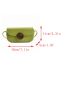 Mini Square Bag Fashionable Round Lock Flap PU