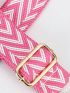 Adjustable Bag Strap Fashionable Chevron Pattern