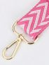 Adjustable Bag Strap Fashionable Chevron Pattern