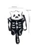 Cartoon Skeleton Design Novelty Bag Cute Fuzzy For Daily Life