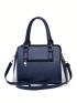 Small Top Handle Bag Colorblock Adjustable Strap For Daily, Mothers Day Gift For Mom