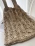 Beige Crochet Bag Vacation Hollow Out Polyester