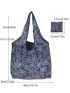 Fashion Shopping Bag Portable Fashion Printing Bags Large Polyester Folding Bag