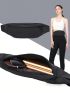 Large Fanny Pack Minimalist Solid Black