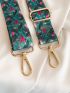 Adjustable Bag Strap Nylon Flamingo & Tropical Pattern