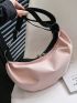 Large Hobo Bag Nylon Pink