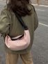 Large Hobo Bag Nylon Pink