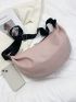 Large Hobo Bag Nylon Pink