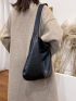 Pu Shoulder Purse Bag For Women, Tote Hobo Bag, Large Capacity Shoulder Bag Handbag