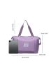 Letter Pattern Duffel Bag Double Handle Gym Bag For Sport & Travel