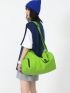 Minimalist Hobo Bag Waterproof Zipper Wet Dry Separation For Travel