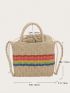 Straw Woven Bag For Women Summer Crossbody Bag Beach Bag Bohemia Travel Handbag