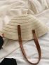 Minimalist Straw Bag Large Capacity Vacation