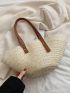 Minimalist Straw Bag Large Capacity Vacation