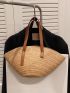 Minimalist Straw Bag Large Capacity Vacation