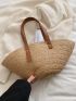 Minimalist Straw Bag Large Capacity Vacation