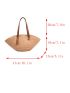 Minimalist Straw Bag Large Capacity Vacation