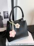 Minimalist Bucket Bag Mini Flower Bag Charm Decor