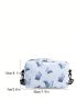 Women Pure Color Butterfly Crossbody Bag Casual All-match Ladies Mini Crossbody Bag