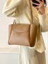 Minimalist Shoulder Tote Bag Double Handle Elegant