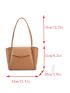 Minimalist Shoulder Tote Bag Double Handle Elegant