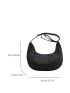 Zipper Hobo Bag Casual Adjustable Strap