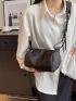 Fashion Black Bucket Bag Nylon Zipper