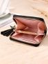 Women Small Wallet Ladies Mini Tassel Wallet Cute Girl Short Zipper Lovely Pu Coin Purse Female Hand Wallet Purse