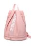 Letter Graphic Classic Backpack Pink