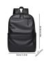 Minimalist Functional Backpack Black