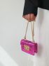 Crocodile Embossed Square Bag Mini Funky