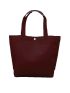 1pc Random Color Foldable Button Shopping Bag Durable Non-Woven Tote Pouch 32 X 38 Cm