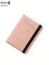 Letter Embossed Passport Case For Travel