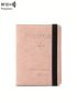 Letter Embossed Passport Case For Travel