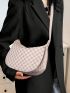 Medium Hobo Bag Geometric Pattern